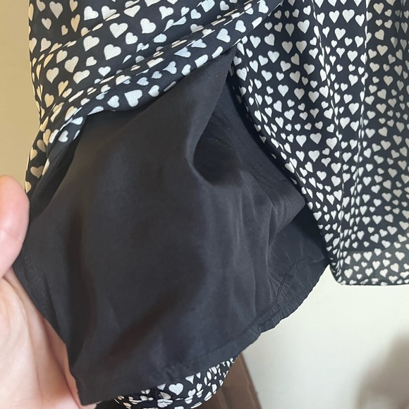 2/$50 J Crew Mercantile Black and White Heart Dress - Picture 6 of 10